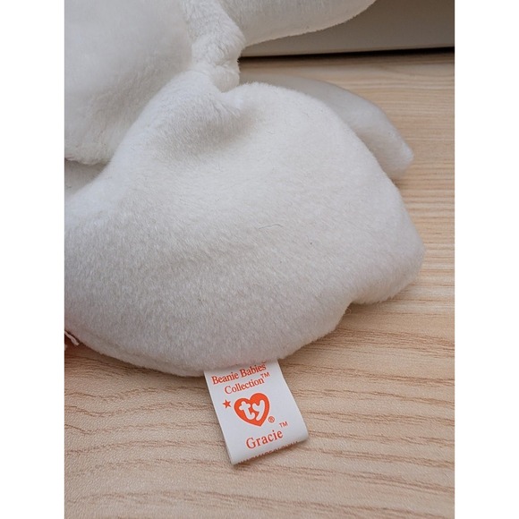 Vintage Ty Beanie Babies Gracie the Goose Style 4126 Plush Stuffed Animal Toys - Picture 4 of 6